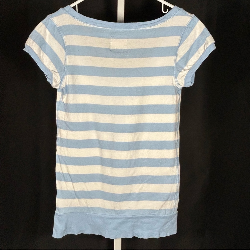 New York Poof Excellence Juniors (Set of 2) Striped Tees Size Large - Picture 6 of 10